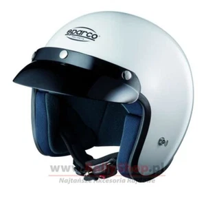 SALE: Sparco Helmet J1 Club Black White Rally - Picture 1 of 5