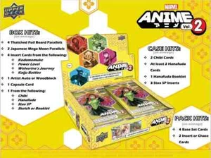 2023 UPPER DECK Marvel Anime Vol 2 Hobby Box - Imagen 1 de 4