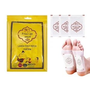 40 Sheets Lanna Foot Patch Thailand Herbal Massage Foot Care Detox Sleep Healthy - Picture 1 of 12