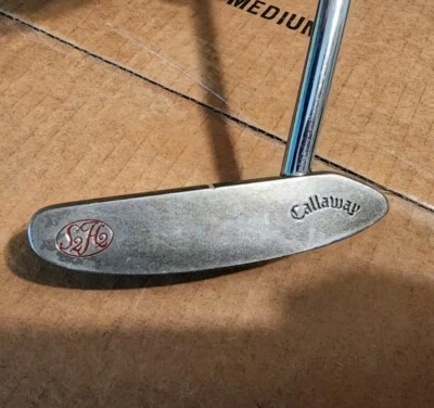RH Callaway S2H2 Putter with Apollo Steel Shaft - 33" - # 1 Head (New Grip)  - Image 1 of 4