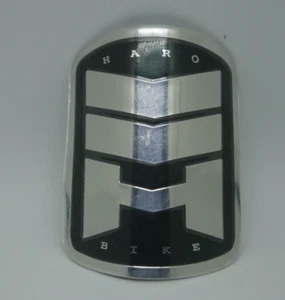 Haro Bike Bicycle Aluminum Head Badge Logo New Old Stock - Picture 1 of 3