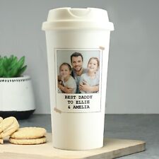 Personalised Photo Upload Travel Mug I Coffee Tea Travel Cup Gift Idea