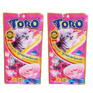 Toro Cat Cream Snack Food Treats Flavor Pet Healthy Lick 10 Tuna Katsuobushi 15g