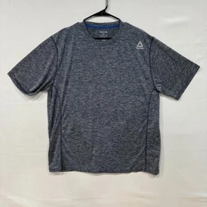 Reebok Men’s XL Gray Heather Performance Tee Short Sleeve Athletic Shirt - Picture 1 of 5