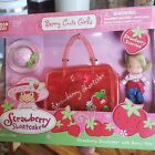 Strawberry shortcake Berry Cute Girls Shortcake With Tote 2002,Nib