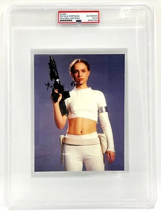 Foto losada de Natalie Portman firmada 6x8 de Star Wars con certificación PSA/ADN - Imagen 1 de 2