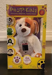 Photokinz ~ DOGGY SMOOCHES ~ Huggable Digital Photo Frame - Picture 1 of 4