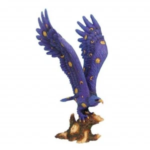 On Eagle's Wings Celestial Moon Soaring Bald Eagle Figurine 10.5" H - Bild 1 von 1