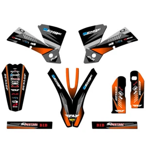 Kit de gráficos EXC SURGE Black Senge 2004 compatible con KTM - Imagen 1 de 10