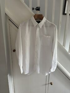 Timberland Earthkeepers White Linen Long Sleeve Shirt. 2XL XXL