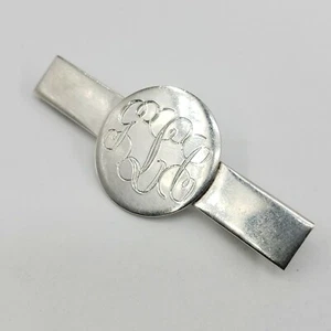 Sterling Silver Pin Brooch Pendant Wayne Monogram Family Initials Antique Mens - Picture 1 of 11