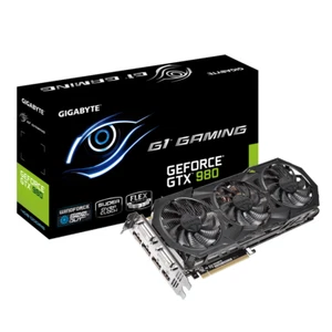 GIGABYTE NVIDIA GeForce® GTX 980 GPU (GV-N980G1 GAMING-4GD) WINDFORCE - Picture 1 of 6