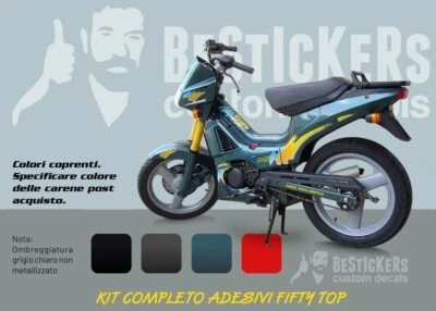 kit adesivi grafiche Malaguti FIFTY TOP 1991 91 ( anche MIX ) restauro - PREV.