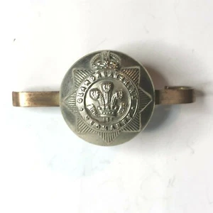 Broche Glamorganshire Yeomanry Sweetheart Primera Guerra Mundial Hecho de Botón  - Imagen 1 de 3