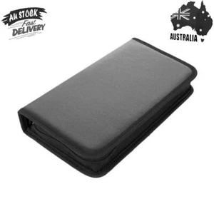 Storage Pouch Bag 80pcs Capacity DVD VCD Wallet Organizer Album Storage Sleeve - Picture 1 of 12