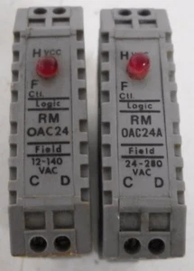 Mixed lot of (1) Continental Industries RM OAC24 & (1) RM OAC24A I/O Modules - Picture 1 of 3