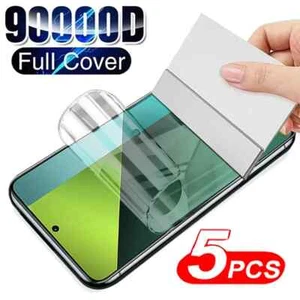 For Xiaomi 15 14T Redmi Note 14 13 12 11 Pro Soft Hydrogel Film Screen Protector - Picture 1 of 10