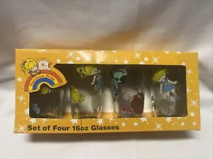 Set of 4 Rainbow Brite 16oz Glasses 2010 Hallmark CIB - Picture 1 of 11