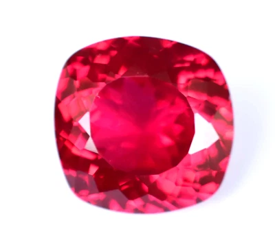 Natural MOZAMBIQUE Blood Red Ruby 10.55 CT Certified Cushion Cut Loose Gemstone - Image 1 of 4