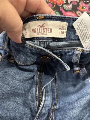 Джинсы для девочек Hollister размер 25 длина 30 суперобтягивающие с высоким подъемом - Изображение 1 из 4