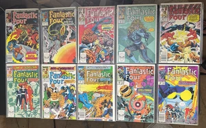 46 Old Fantastic Four Comics issues 315-377 Boarded - Picture 1 of 5