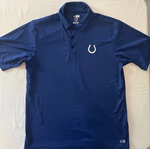 Indianapolis Colts NFL Team Men's Blue Large Polo Shirt - Picture 1 of 7