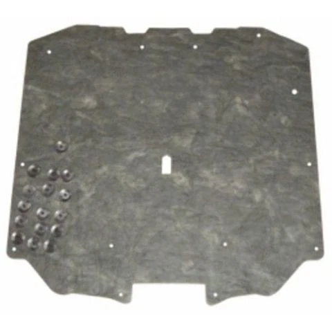 Almohadilla de aislamiento de capó plana de fibra de vidrio 1 pieza para Lincoln Mark VII 1984-92 con clips Foto 1 de 4