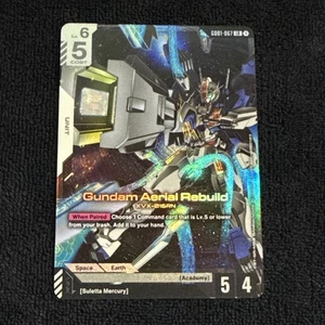 Gundam Aerial Rebuild GD01-067 LR Gundam Card Game Newtype Rising English NM/M - Picture 1 of 3