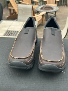 Herren Lands' End Herren Braun Slipper Bequem Halbschuh Größe 13 D - Neu - Bild 1 von 9