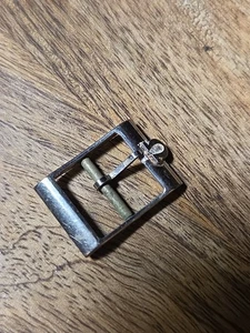Omega SILVER TONE Vintage Wrist Watch Replacement Buckle 1 " USA Lot 2 - Picture 1 of 4