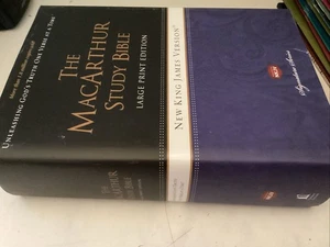 NKJV, The MacArthur Study Bible, Large Print, Hardcover: Holy Bible, New King... - Imagen 1 de 2