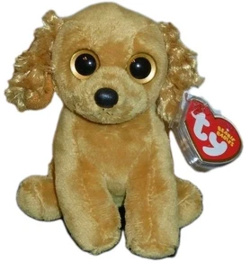 Ty Beanie Baby COPPER the Cocker Spaniel Dog (Big Eyes) 6" NEW MWMTs Stuffed Toy - Picture 1 of 8