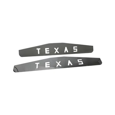 Universal Semi Truck Mud Flap Weights 24"x4" Pair Stainless Steel Mirror TEXAS Foto 1 de 4