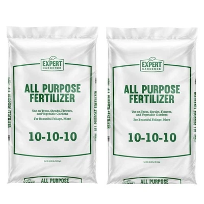 10-10-10 肥料,多功能植物肥料园艺种植 40 磅。 包 — 第 1/4 张图片