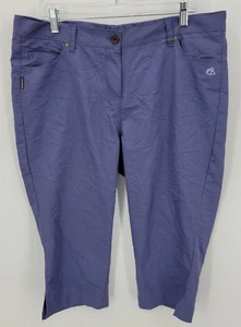 Craghoppers Hose Damen 12 blau cropped gesticktes Logo Freizeit Outdoor - Bild 1 von 11
