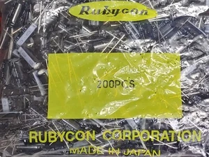 200 pz 16ZLH1500 10X20 RUBYCON Giappone 1500uF 16V 105c Condensatore elettrolitico - Foto 1 di 2