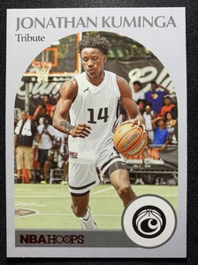 Jonathan Kuminga 2021 Chronicles Draft Picks NBA Hoops Tribute Rookie RC Card 55