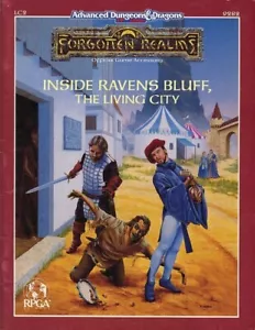 LC2 INSIDE RAVENS BLUFF THE LIVING CITY EXC! Dungeons Dragons D&D RPGA vintage - Foto 1 di 3