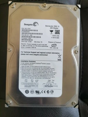 Seagate ST3200820AS FW:: 3.AAE  PN 9BJ13F-305 200GB SATA - Image 1 of 2