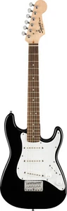 Fender Squier Stratocaster Mini 3/4 Tamaño Mini Strat Negro *Lecciones gratuitas en línea* - Imagen 1 de 5