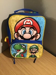 Super Mario Bros W/ Luigi and Yoshi backpack lunch box - Picture 1 of 9