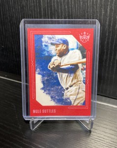 2020 Diamond Kings MULE SUTTLES RED Framed Parallel MINT Newark Eagles No.7 🔥
