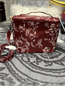 Bolso de almuerzo convertible aislado LUG Nibble en rojo florido - Nuevo con etiquetas - Imagen 1 de 3