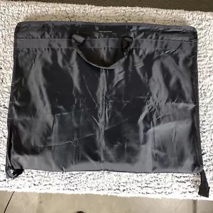 Suitsupply Garment Suit Bag Black Packable Full Zip Travel Bag Nylon - Picture 1 of 9