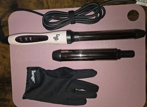 Lange Bijou Curling Iron Set With 2 Barrels & Glove Blush 25mm & 32mm - Picture 1 of 8
