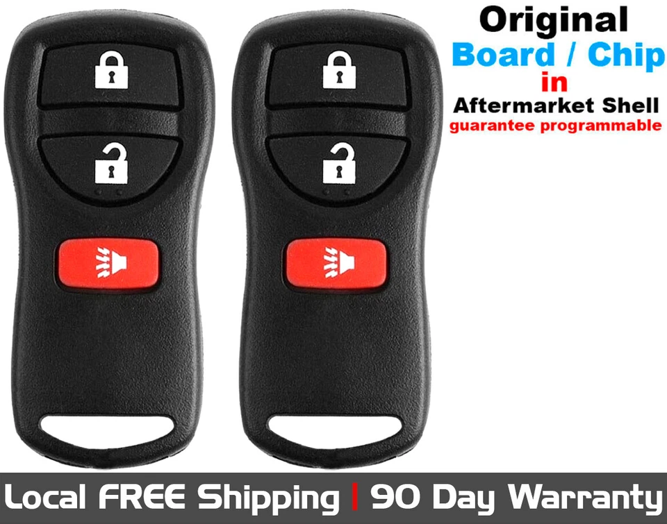 2x Llavero de control remoto de entrada sin llave OEM para Nissan e Infiniti - KBRASTU15 Foto 1 de 1