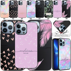 Personalised Design Phone Case For iPhone 16e 15 14 13 12 Pro Max Silicone Cover - Picture 1 of 92