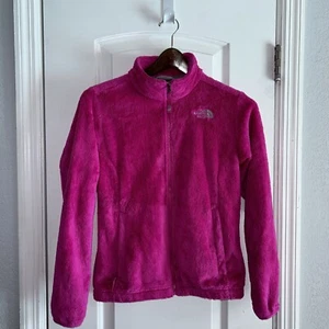 The North Face Oso Fleece Jacket PINK Youth Girls Size L Large 14/16 - Picture 1 of 17