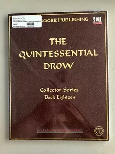 The Quintessential Drow Collector Series Book Eighteen D20 Mongoose D&D - New - Picture 1 of 1