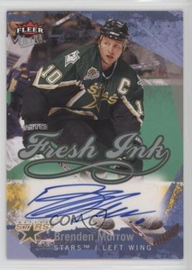2007-08 Fleer Ultra Fresh Ink Brenden Morrow #FI-MO Auto